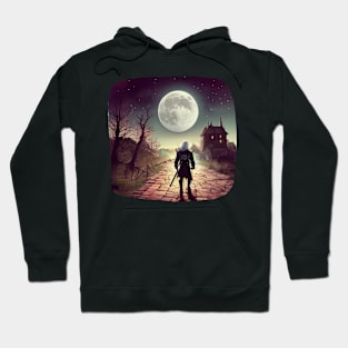 The Wolf and the Moon - Fantasy - Witcher Hoodie